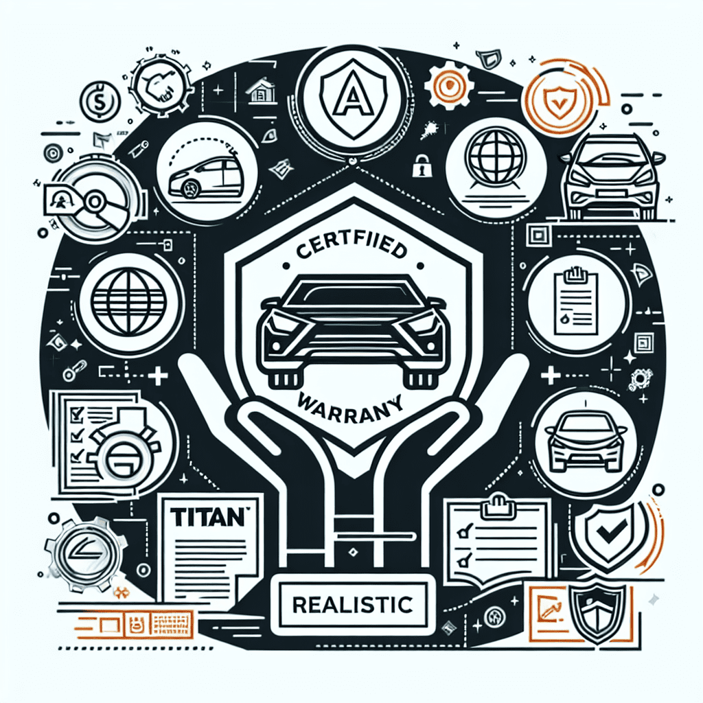 Comprehensive Titan Warranty brochure detailing tailored protection options for both new and used cars, emphasizing certified coverage.