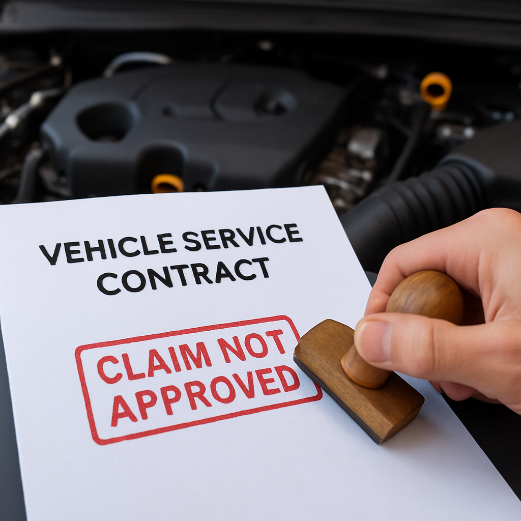 Understanding Why Your Claim Not Approved Vehicle Service Contract and How Titan Auto Warranty Can Help