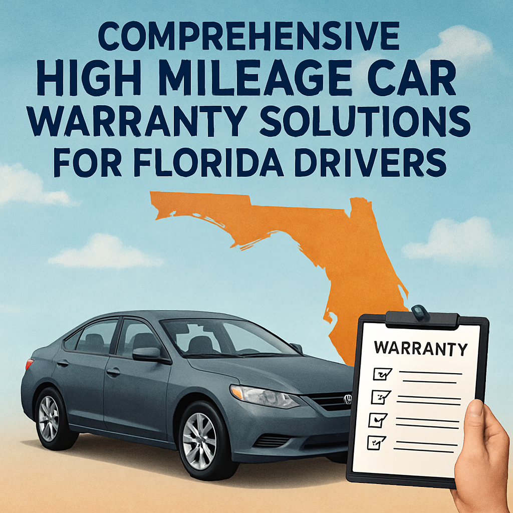 Comprehensive high mileage car warranty options tailored for Florida drivers ensuring extended vehicle protection.