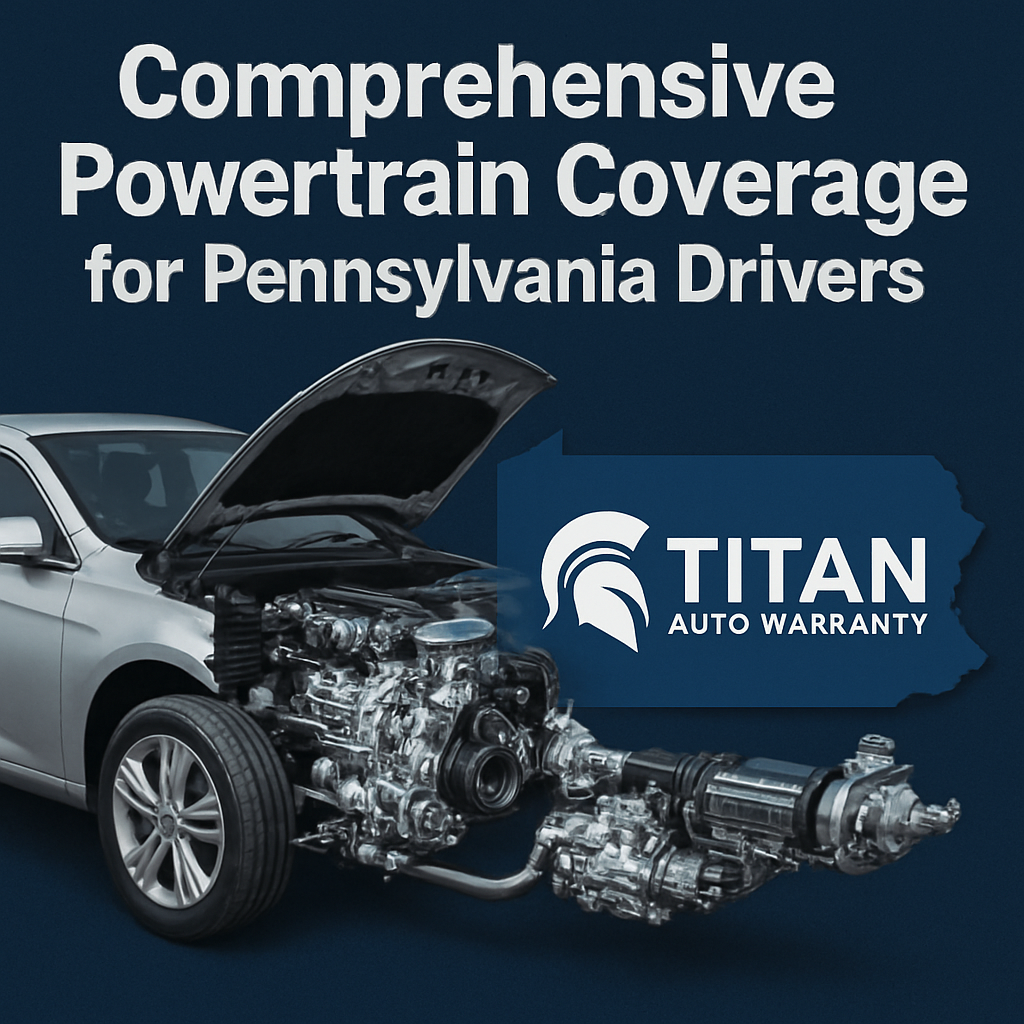 Powertrain warranty coverage for Pennsylvania drivers highlighting Titan Auto Warranty advantages