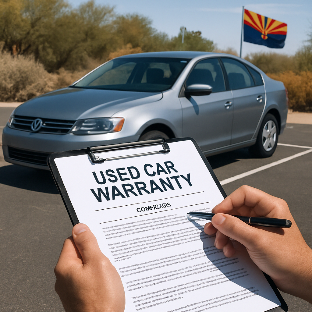 Comprehensive used car warranty coverage options available in Arizona through Titan Auto.
