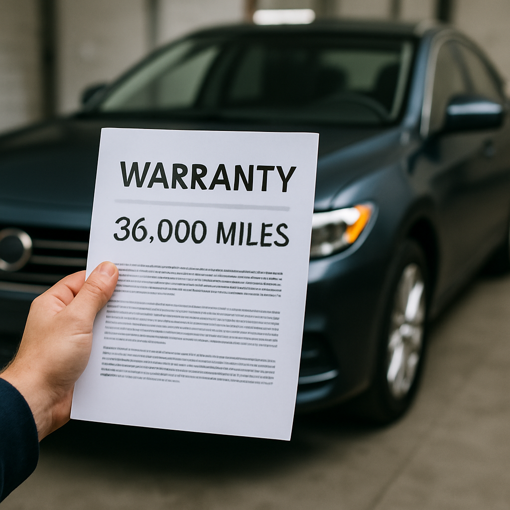 Extended vehicle warranty coverage options available beyond 36,000 miles with Titan Auto Warranty.