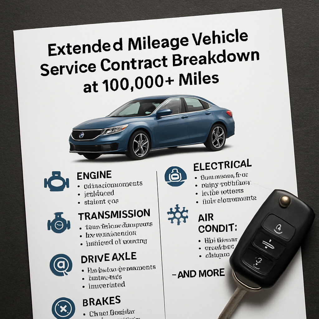 Comprehensive Guide to Vehicle Service Contracts Over 100,000 Miles: Coverage, Eligibility, and Plan Comparisons with Titan Auto Warranty
