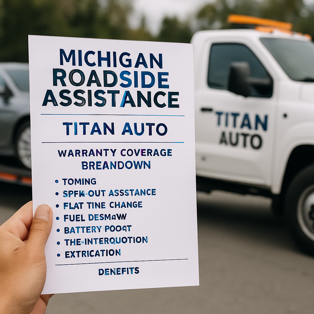 Comprehensive Roadside Assistance Warranty in Michigan: Comparing Coverage, Repair Options, and Benefits with Titan Auto Warranty