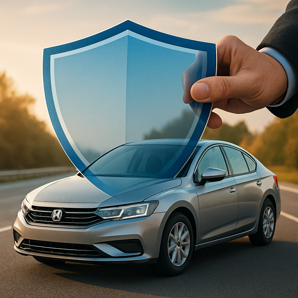 Vehicle secured with comprehensive protection plan tailored for extended daily commutes.