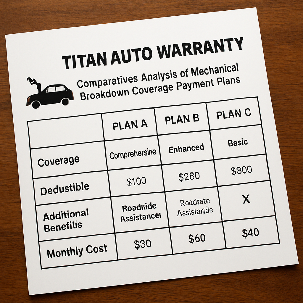 Understanding Mechanical Breakdown Coverage Payment Plans: A Detailed Guide by Titan Auto Warranty