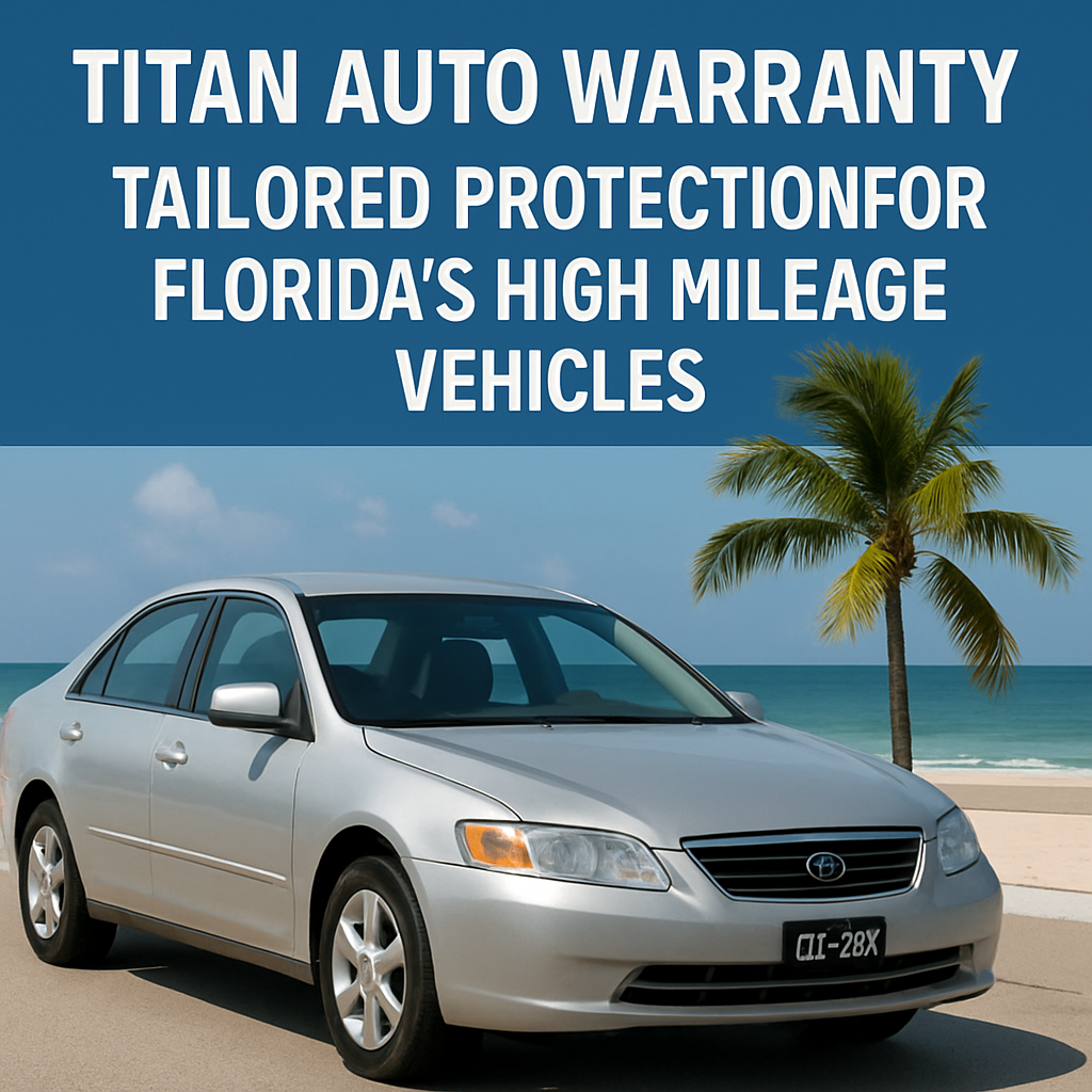 High mileage car warranty tailored for Florida vehicles, offering reliable protection and extended coverage.