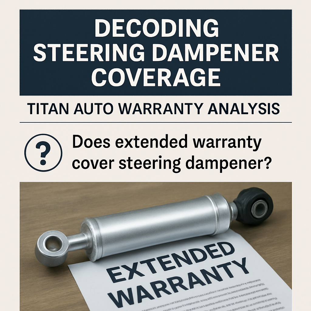 Understanding Steering Dampener Coverage with Titan Auto Warranty: Contract-Specific Insights