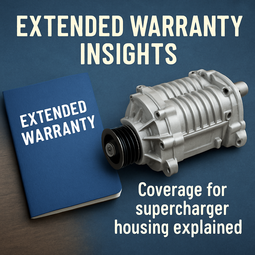 “Extended Warranty Insights: Coverage for Supercharger Housing Explained” Extended warranty coverage details for supercharger housing explained with technical insights.