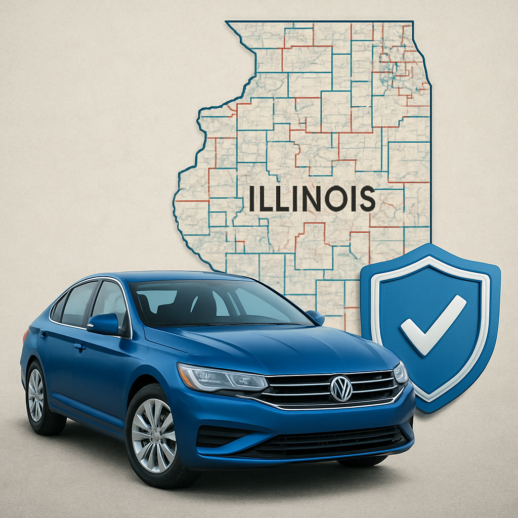 Personalized auto warranty coverage tailored by ZIP code for Illinois drivers.